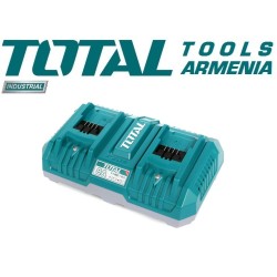 Լիցքավորիչ արագ խելացի 20Վ 4Ա 2 մարտկոցի համար