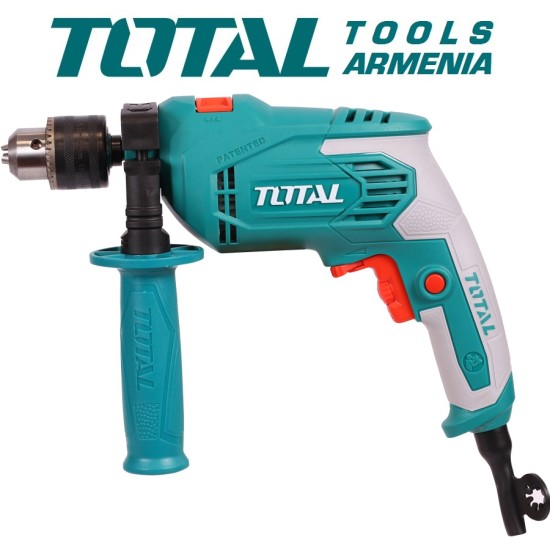 Electric Impact Drill /  750 W / 0–3000 rpm / 13 mm / 48000 bpm