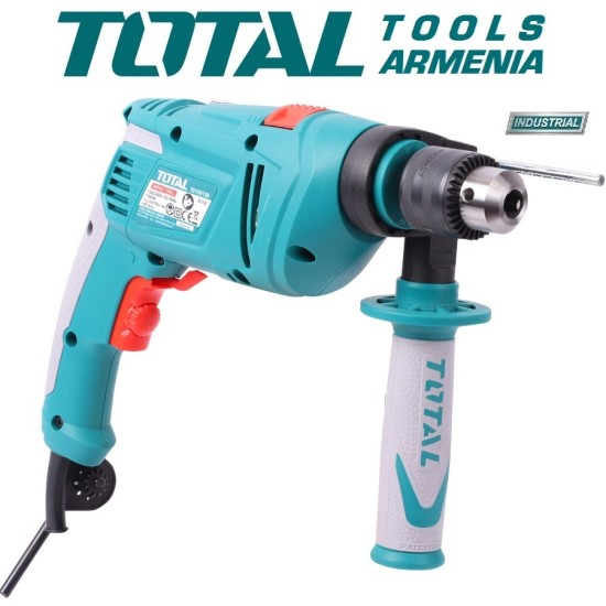 Electric Impact Drill/850 W/0–2700 rpm/13 mm/43200 bpm/INDUSTRIAL