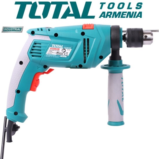 Electric Impact Drill/850 W/0–2700 rpm/13 mm/43200 bpm/INDUSTRIAL