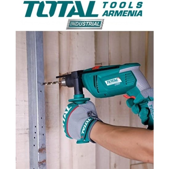 Electric Impact Drill/850 W/0–2700 rpm/13 mm/43200 bpm/INDUSTRIAL