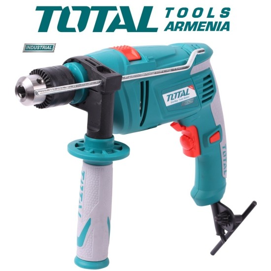 Electric Impact Drill/850 W/0–2700 rpm/13 mm/43200 bpm/INDUSTRIAL