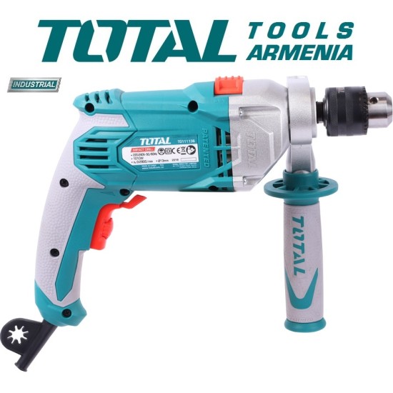 Electric Impact Drill /  1010 W / 0–2800 rpm / 13 mm / 44800 bpm / INDUSTRIAL