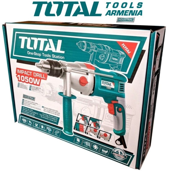 Electric Impact Drill /  1050 W / 0–2800 rpm / 16 mm / 48000 bpm / INDUSTRIAL
