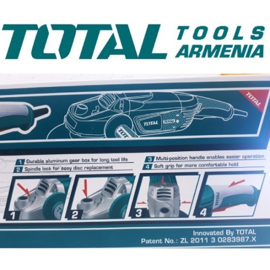 Անկյունային հղկող մեքենա (ԱՀՄ) - Բալգարկա /2000Վատտ/180մմ