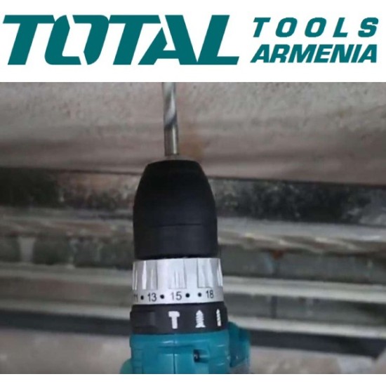 Հարվածային գայլիկոնիչ (դռել) - պտուտակահան մարտկոցով 16,8Վ/1,5Ա/ 28 Նմ  + 1 մարտկոց