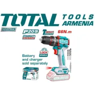 Լիթիում-իոնային հարվածային Պտուտակադարձիչ 20Վ