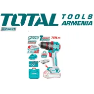 Կոմպակտ առանց խոզանակ անլար հարվածային պտուտակադարձիչ 20 Վ