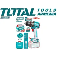 Կոմպակտ առանց խոզանակ անլար հարվածային պտուտակադարձիչ 20 Վ