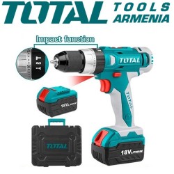 Հարվածային գայլիկոնիչ (դռել) - պտուտակահան մարտկոցով 18 Վ / 1.5Ա /  30 Նմ / + 1 մարտկոց