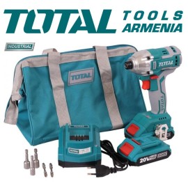 Cordless Impact Drill- Screwdriver 20V/2A/170 Nm / +1 battery / INDUSTRIAL