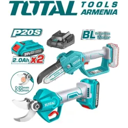 Էտի մկրատ և մինի սղոց 20 Վ հավաքածու