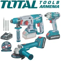 Լիթիում - իոնային 20Վ գործիքների հավաքածու 3կտոր