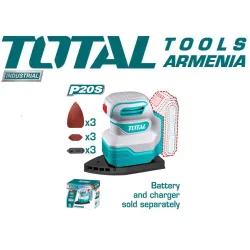 Օրբիտրալ հղկող մեքենա մարտկոցով  20 Վ