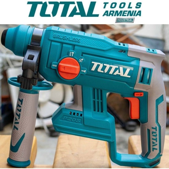 Li-Ion Rotary Hammer 20V / 4A / 1,7J/Brushless Motor/INDUSTRIAL