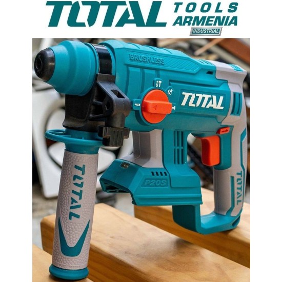 Li-Ion Rotary Hammer 20V / 4A / 1,7J/Brushless Motor/INDUSTRIAL