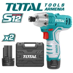 Հարվածային գայկավյորտ - պտուտակահան մարտկոցով 12 Վ/1.5Ա/100 Նմ /+ 1 մարտկոց