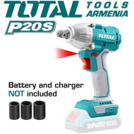 Լիթիում - իոնային Գայկավյորտ 20 Վ / 300 Նմ / 1/2 դյույմ