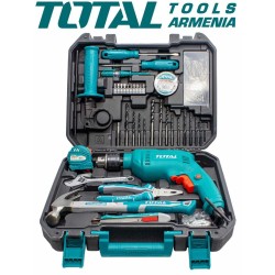 Կենցաղային գործիքների հավաքածու 115 հատ (680 Վտ)