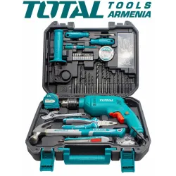 Կենցաղային գործիքների հավաքածու 115 հատ (680 Վտ)