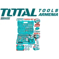 152 կտոր անլար հարվածային գայկավյորտի հավաքածու 20 Վ