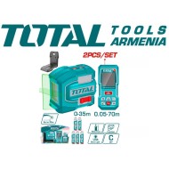 Լազերային մակարդակի և հեռավորության չափման հավաքածու