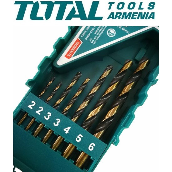 HSS twist drill bit set 7pcs