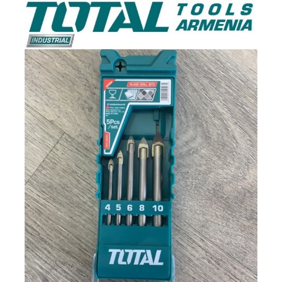 Glass drill bits set 5pcs