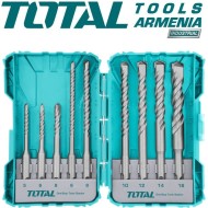 Հարվածային գայլիկոնների հավաքածու SDS plus ՝ 9 հատ 