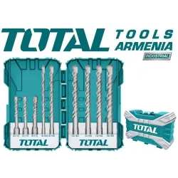 Հարվածային գայլիկոնների հավաքածու SDS plus ՝ 9 հատ 