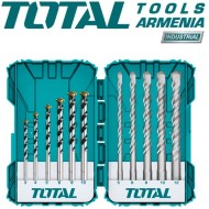Բետոնի և SDS plus հարվածային գայլիկոնների հավաքածու 11 հատ