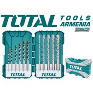 Բետոնի և SDS plus հարվածային գայլիկոնների հավաքածու 11 հատ