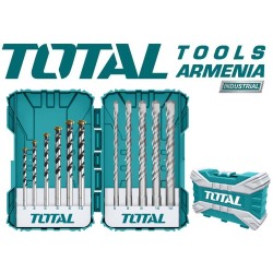 Բետոնի և SDS plus հարվածային գայլիկոնների հավաքածու 11 հատ