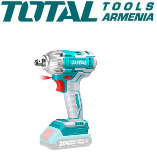 Cordless impact wrench and clamp 20V