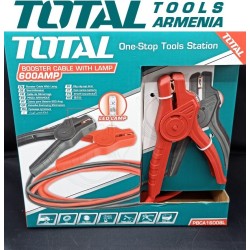 Մեքենայի մարտկոցի լիցքավորման լար 600 Ա 3 Մ LED լամպով