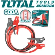 Մեքենայի մարտկոցի լիցքավորման լար 600 Ա 3 Մ LED լամպով