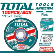 Հղկանյութային կտրող դիսկի հավաքածու 115x1x22.2 մմ 100հատ