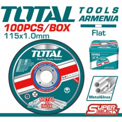 Հղկանյութային կտրող դիսկի հավաքածու 115x1x22.2 մմ 100հատ