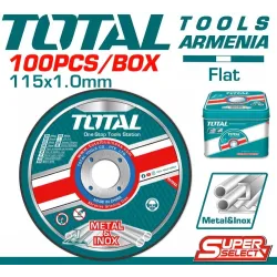 Հղկանյութային կտրող դիսկի հավաքածու 115x1x22.2 մմ 100հատ