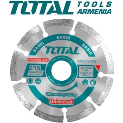 Ալմաստե սեգմենտային սկավառակների հավաքածու 115 x 22,22 մմ 2 հատ