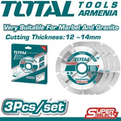 Չոր կտրման ալմաստե սկավառակի հավաքածու 3հատ