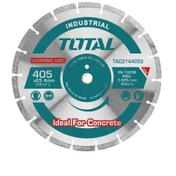 Ալմաստե սկավառակ  բետոն կտրելու համար 405x10x25.4 մմ