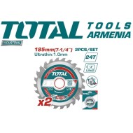 Փայտ կտրող սկավառակ 2 հատ 185մմ