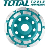 Ադամանդե կրկնակի շարքով հղկման սկավառակ 125x22․2 մմ