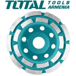 Ադամանդե կրկնակի շարքով հղկման սկավառակ 115x22․2 մմ