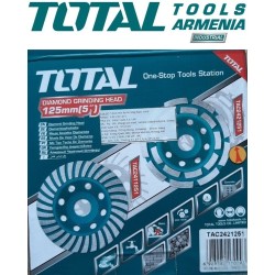 Ադամանդե կրկնակի շարքով հղկման սկավառակ 125x22․2 մմ