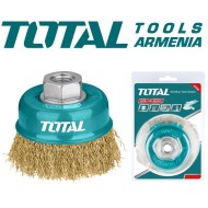 Մետաղական խոզանակ ՝ բաժակով 100 մմ 