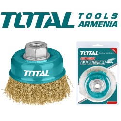 Մետաղական խոզանակ ՝ բաժակով 100 մմ 