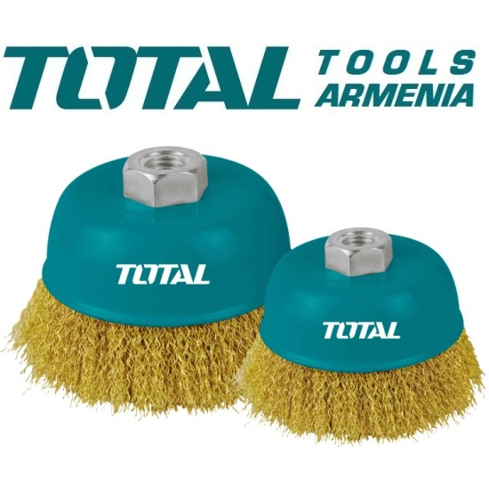 Մետաղական խոզանակ ՝ բաժակով 150 մմ 