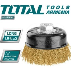 Մետաղական խոզանակ ՝ բաժակով 100 մմ 